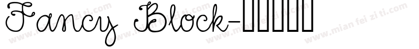 Fancy Block字体转换